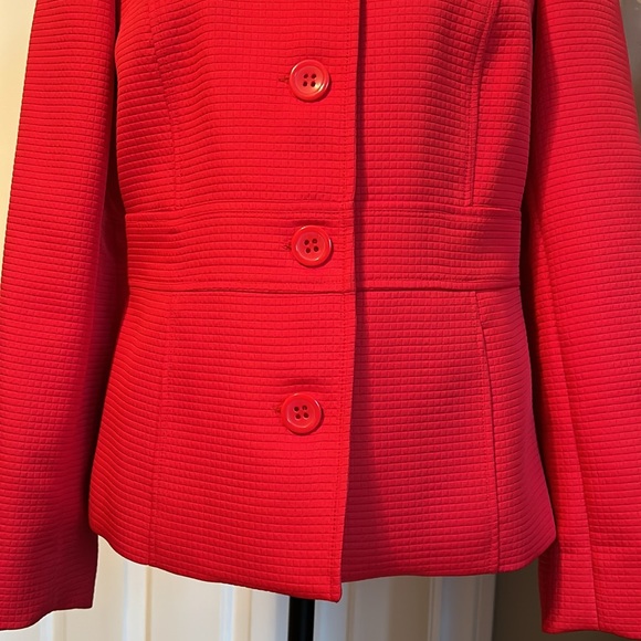 ✨🎄✨ LOUBEN RED BLAZER Size 10 NWOT - Picture 4 of 8